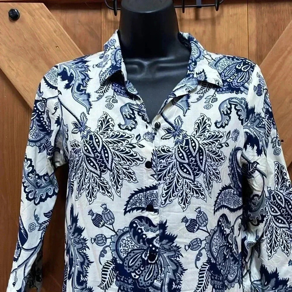 Melange Paisley Dress- XS - Picture 2 of 11